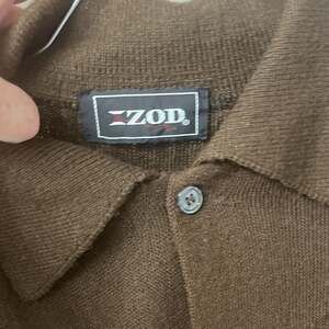I ZOD Vintage button down collared Cardigan sweater/ shirt